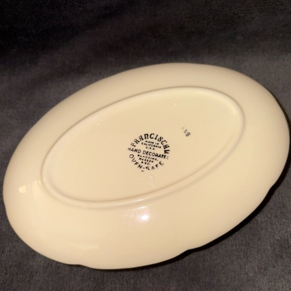 Franciscan Vintage Apple Print Gravy Boat Made In USA - Picture 5 of 7